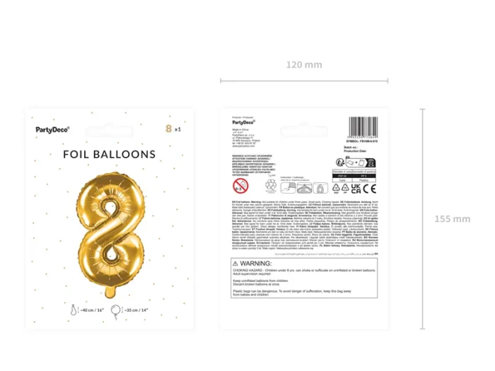gold no 8 35cm