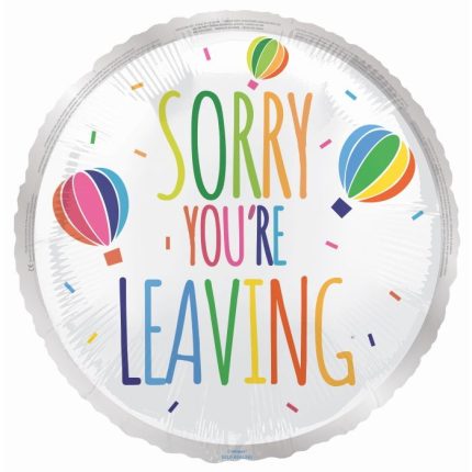 FOIL SORRY YOU ARE LEAVING