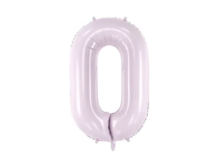 Foil Balloon Number 0 72cm purple