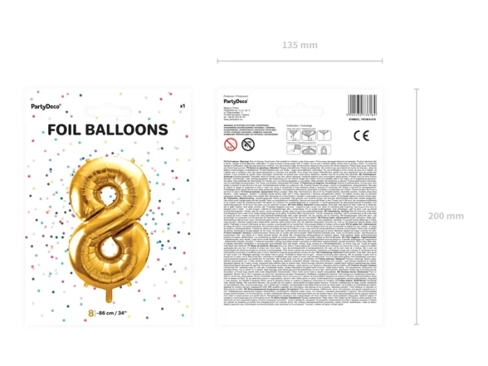 GOLD 86CM NO 8-2