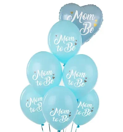 LATEX BLUE MOM TO BE 1