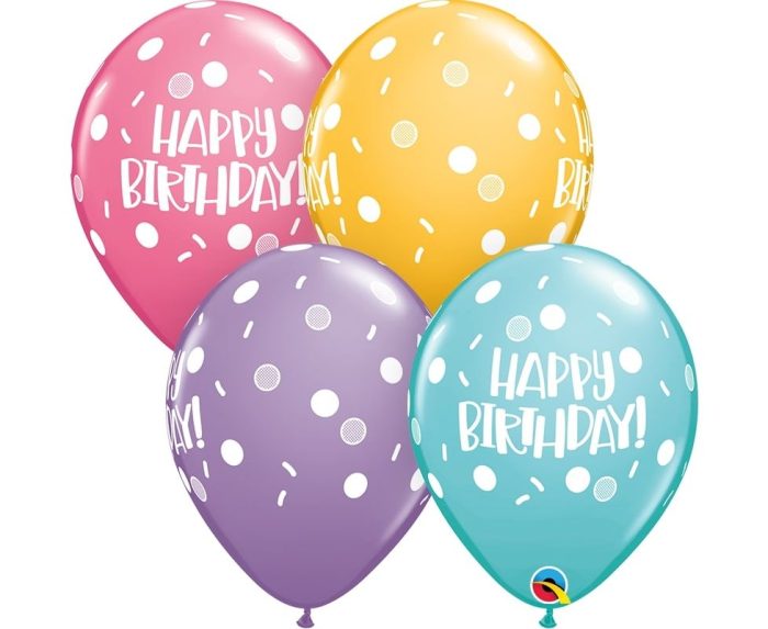 LATEX HAPPY BDAY