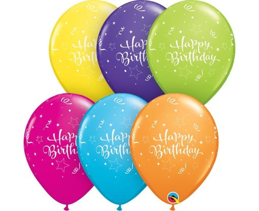 LATEX HAPPY BIRTHDAY SHINNING STAR