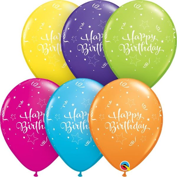 LATEX HAPPY BIRTHDAY SHINNING STAR